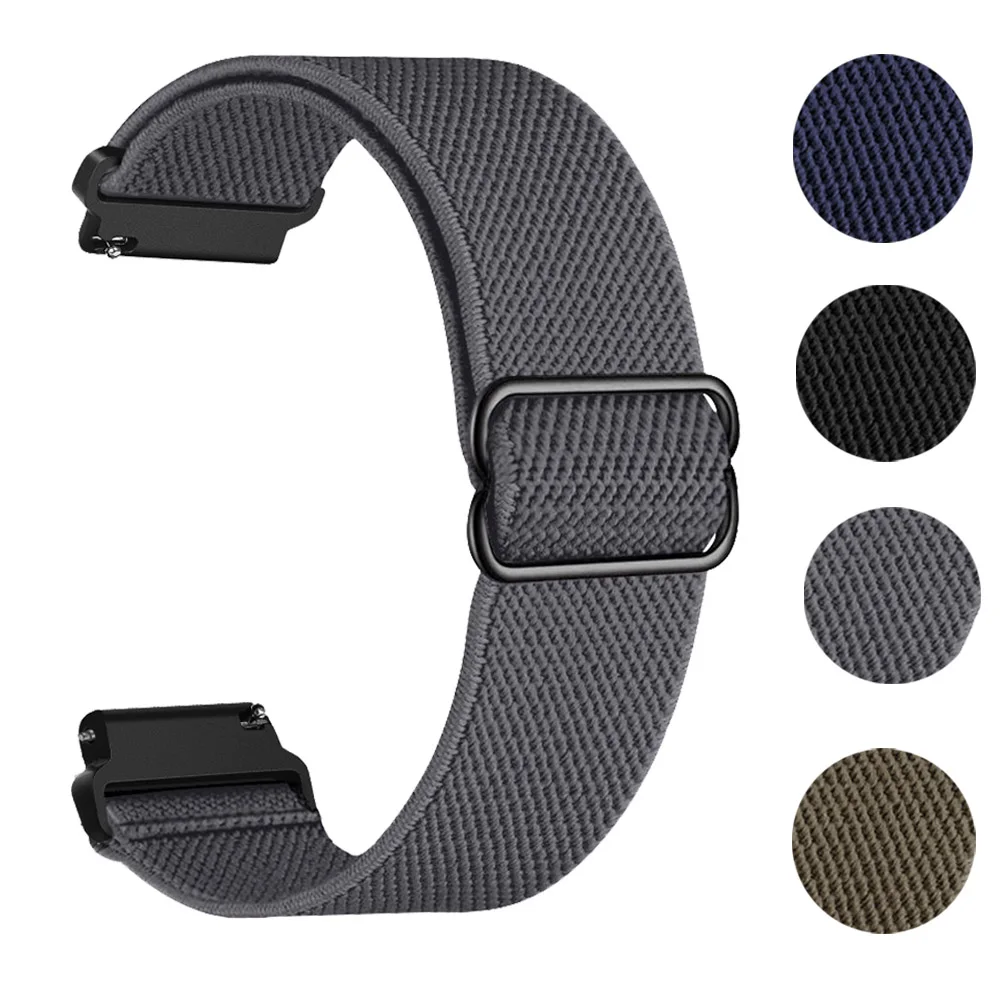 20mm Strap For Amazfit Bip 3 S U Pro Lite GTS 2 3 4 Mini Band Nylon Elastic Bracelet Screen GTR Mini/42mm Watchband Accessories