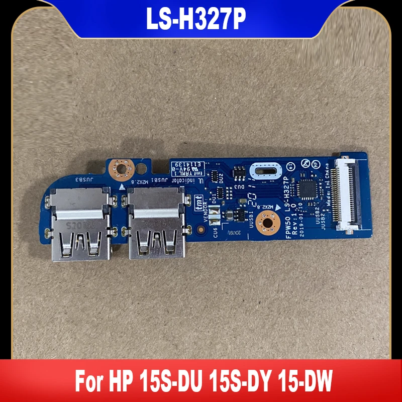 LS-H327P For HP 15S-DU 15S-DY 15-DW TPN-C139 Laptop USB Board 100% Tested High Quality Fast Ship