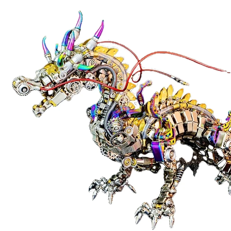 For High-difficulty Precision Mechanical 3d Three-dimensional Metal Assembly Model, Dragon Toy, Tenth-level Building Block