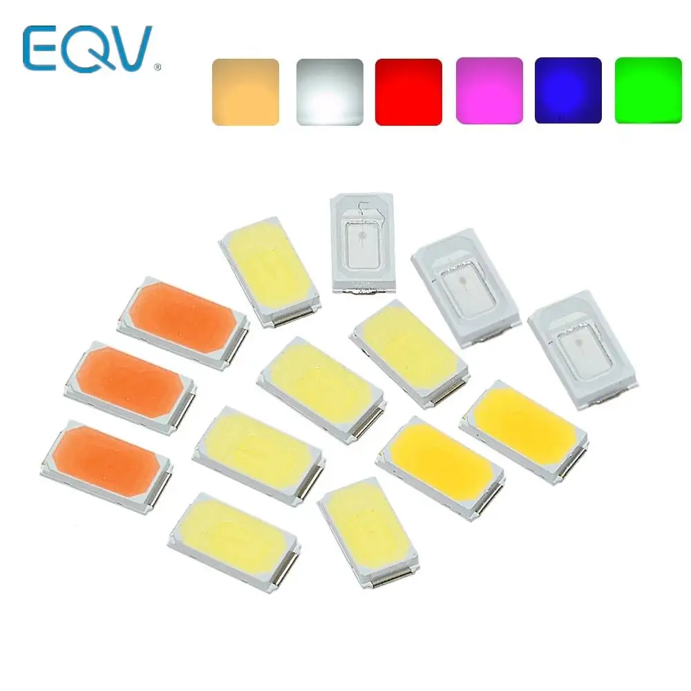 100szt 5630/5730-CW/WW 0.5W-150Ma 50-55lm 6500K Białe światło SMD 5730 5630 LED 5730 diody (3.2~3.4V)