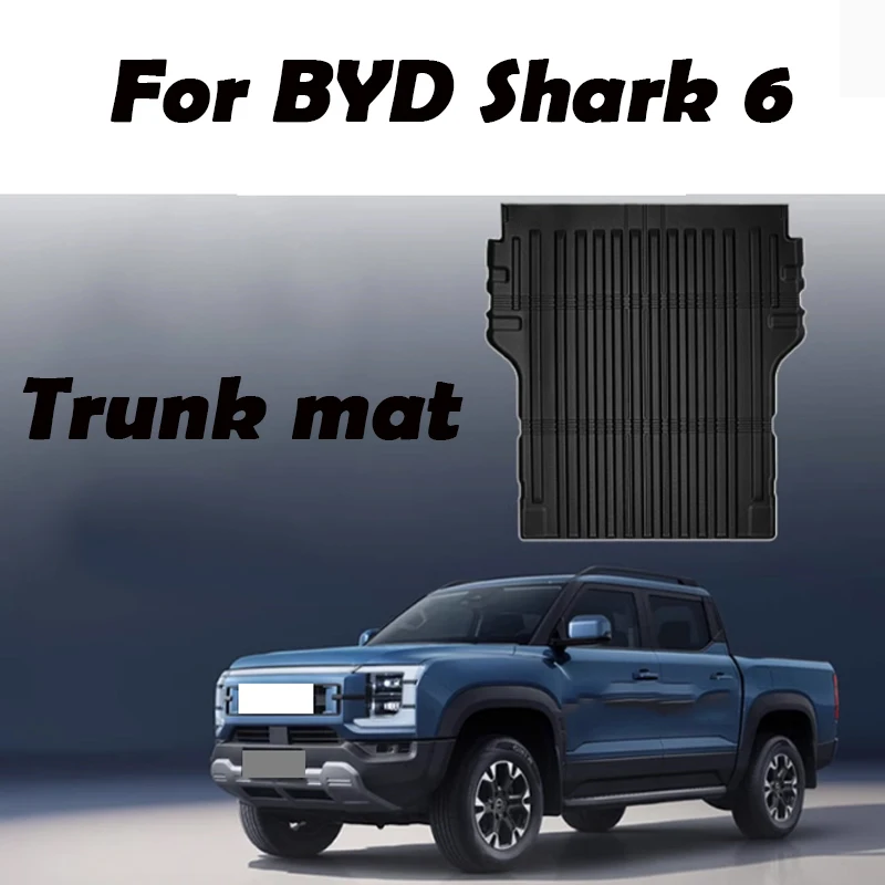 

For BYD Shark 6 2024 2025 Trunk Mat TPE Material Upgrade and Thicken Car Accessories