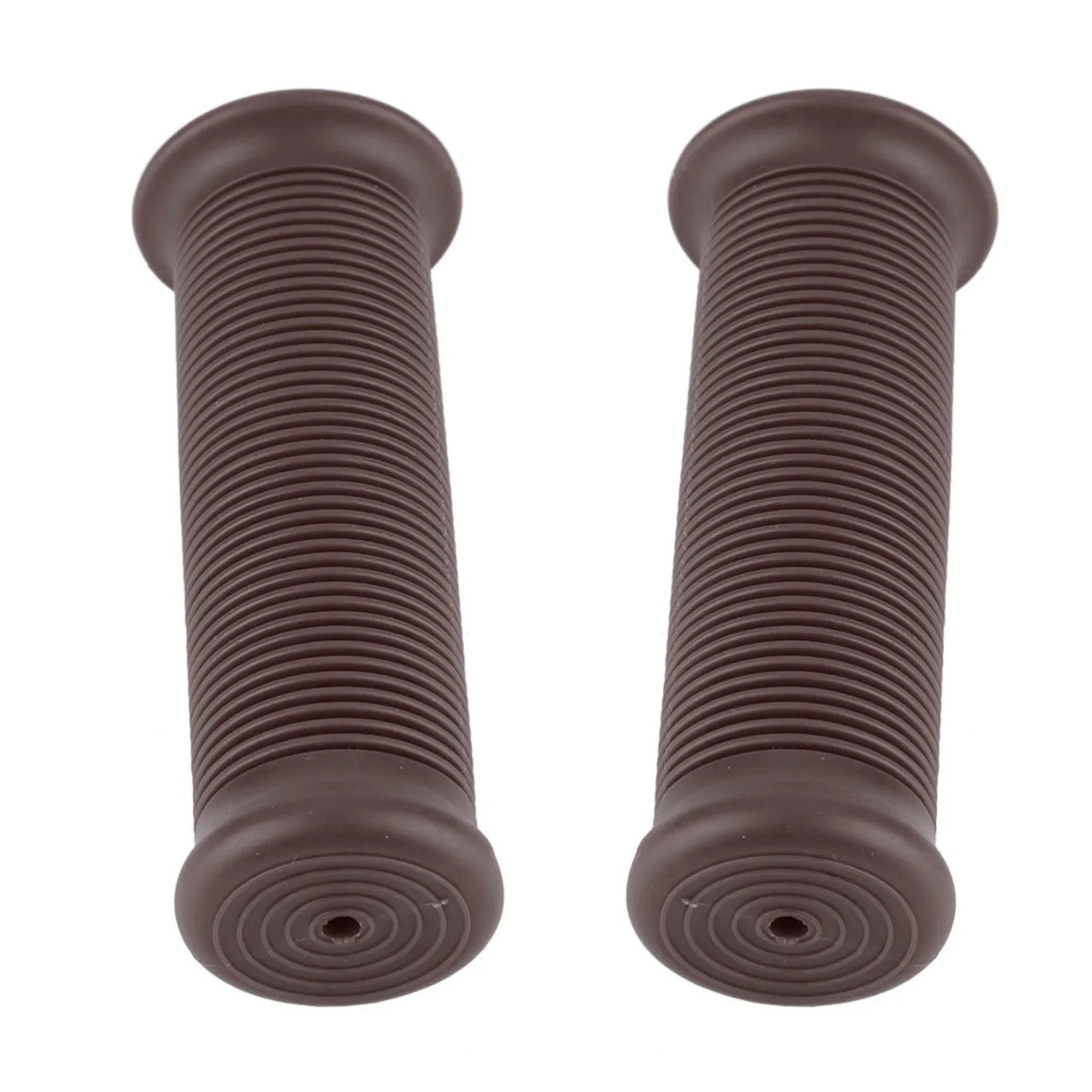 Pair Of 1inch 25mm/ 1.1inch 28mm Universal Motorcycle Vintage TPU Handle Handlebar Grip Black image 4