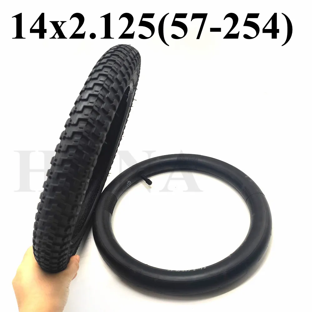 14x2.125 Inner and Outer Tyre 14x2.125(57-254) Children Bicycle Bike Wheel Tire Parts