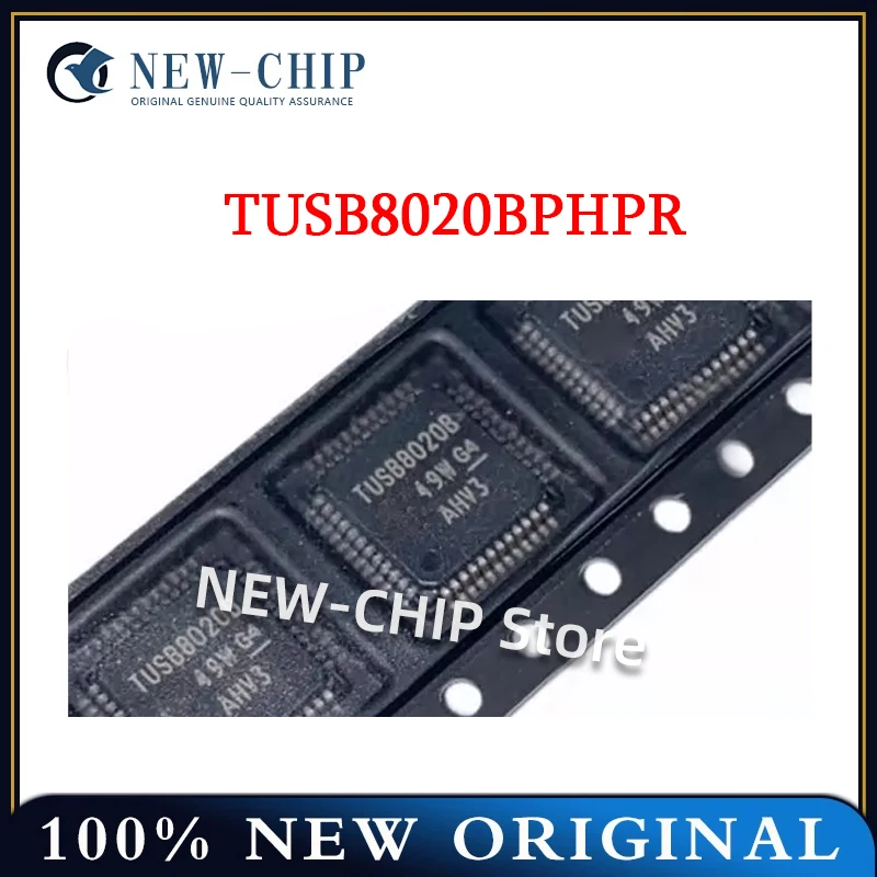 رقاقة واجهة USB أصلية ، TUSB8020BPHPR ، ، TUSB8020B ، 1-20 لكل لوت ، جديدة