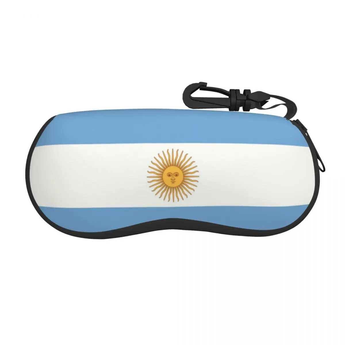 Flag Of Argentina Eyeglass Glasses Case Women Men Soft Sunglasses Protective Box