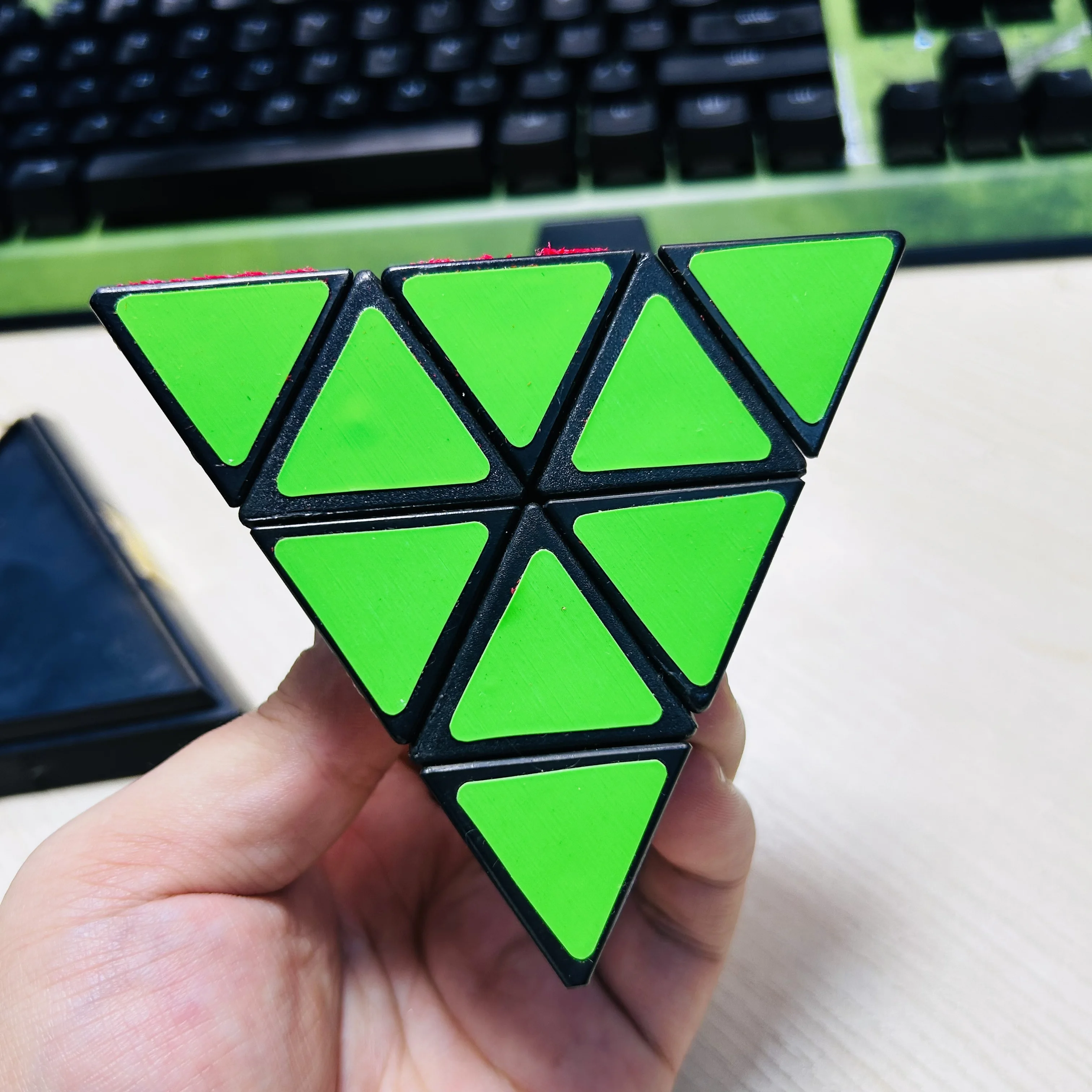 Meffert’s Blind Man Black Body Pyraminx Cube Collect cubes