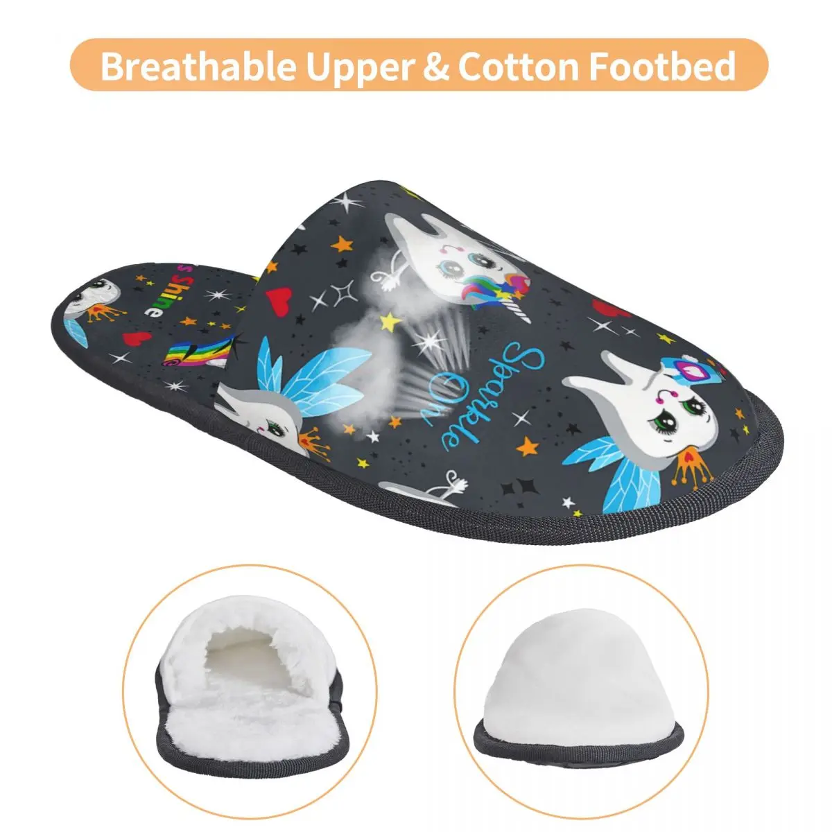 الأسنان ماجيك طبيب الأسنان شبشب منزل لينة الدافئة الأسنان طب الأسنان رغوة الذاكرة رقيق النعال مخصص النساء داخلي في الهواء الطلق الأحذية