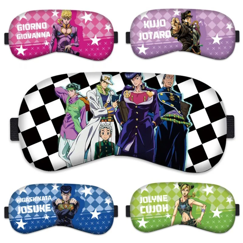 JoJo's Bizarre Adventure, Anime Shade Eye Patch, Ultra-Soft Sleeping Blindfold, Breathable Eyes Mask Cover, Cosplay Props