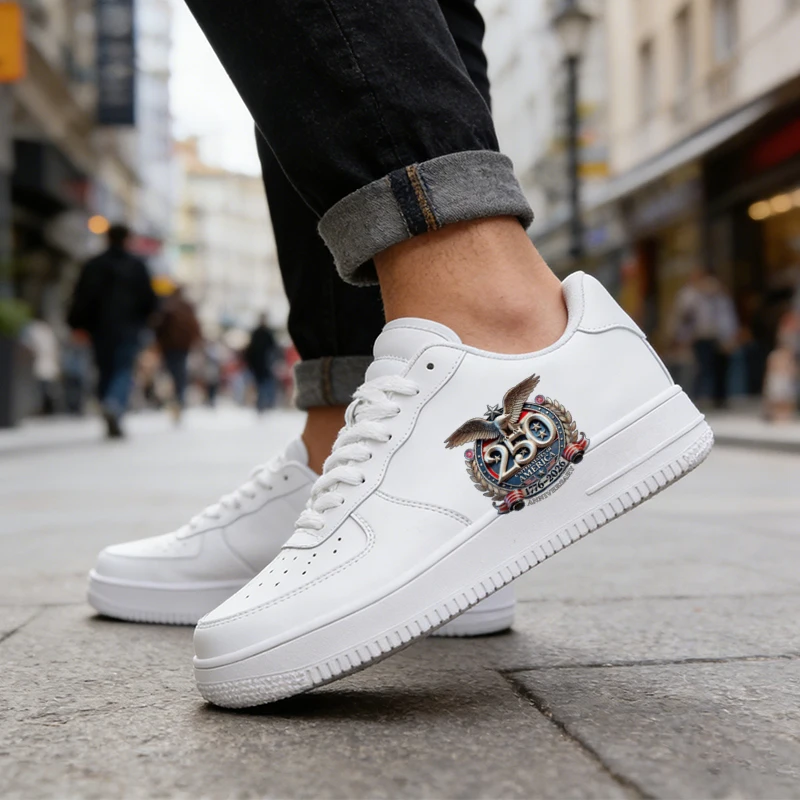 

Summer Versatile Breathable Men's Shoes, Slip-On White Shoes Soft-Sole Unisex Sneakers