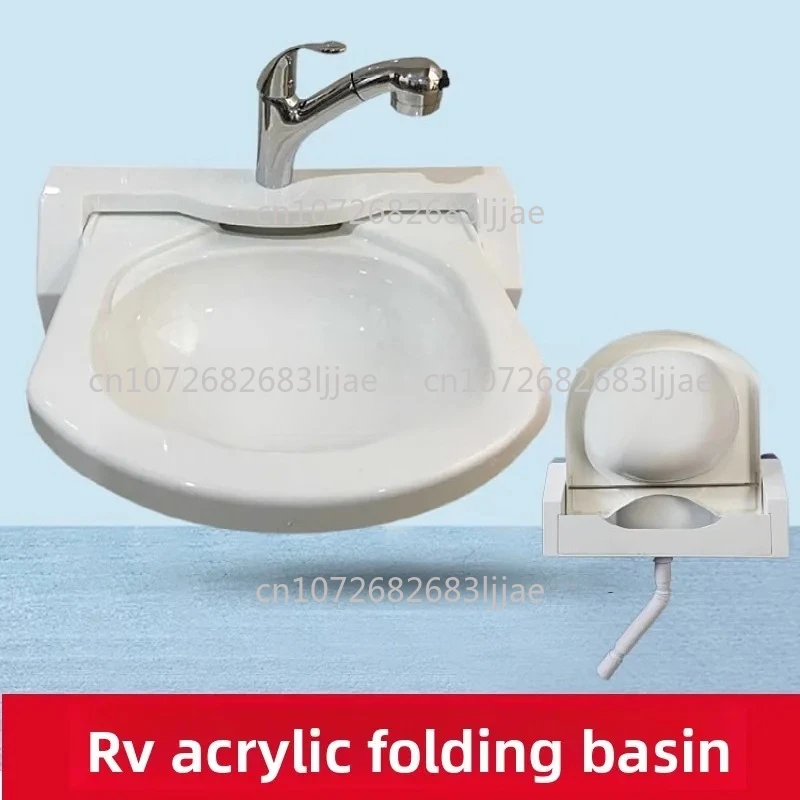 

RV folding water basin, fully compliant, Datong Iveco bed and car modified, acrylic washbasin, wash face and wash basin