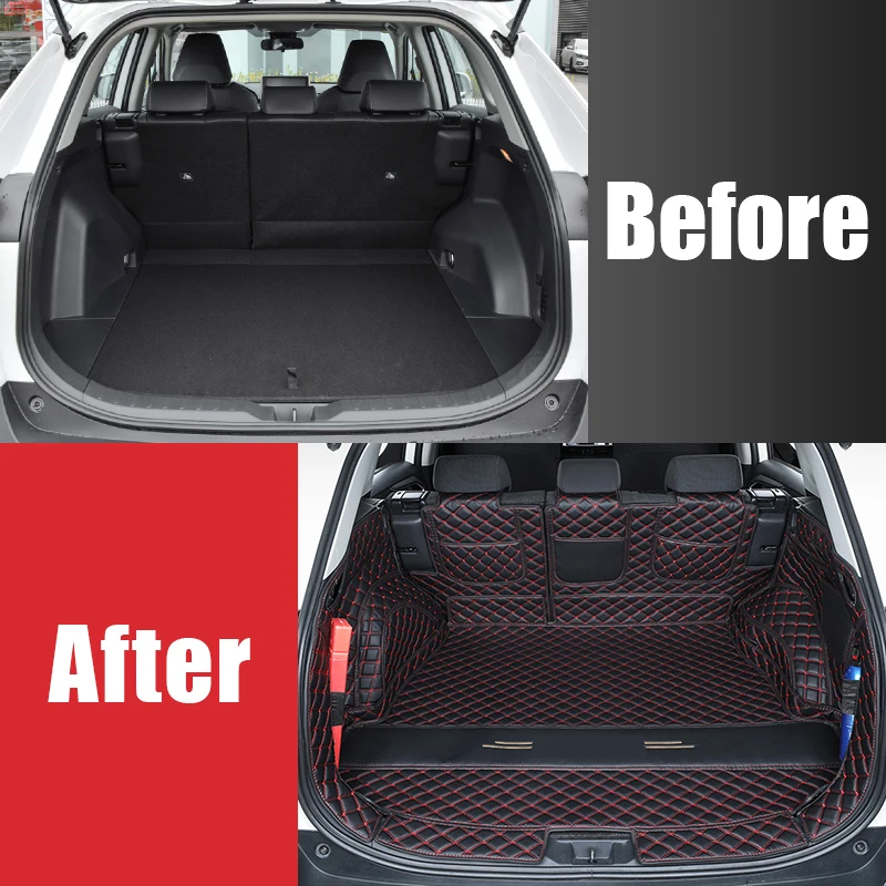 For Toyota RAV4 XA50 RAV 4 Hybrid 2019 2020 2021 2022 2023 2024 Custom Car Trunk Mat Durable Cargo Liner Boot Carpet Accessories