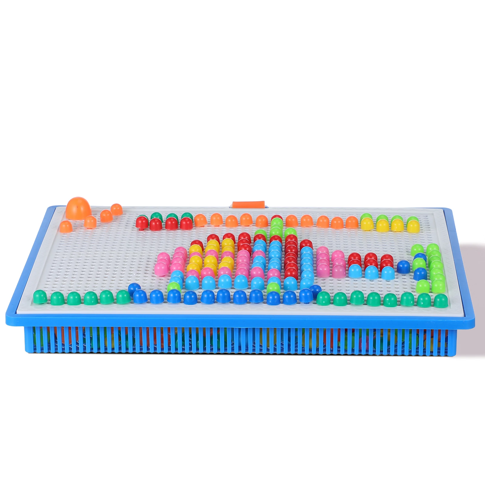 

296 шт., креативный набор для занятий мозаикой и перфорической доской для детей, координация рук и глаз, логическое мышление, алфавит, номер, узор, обучение