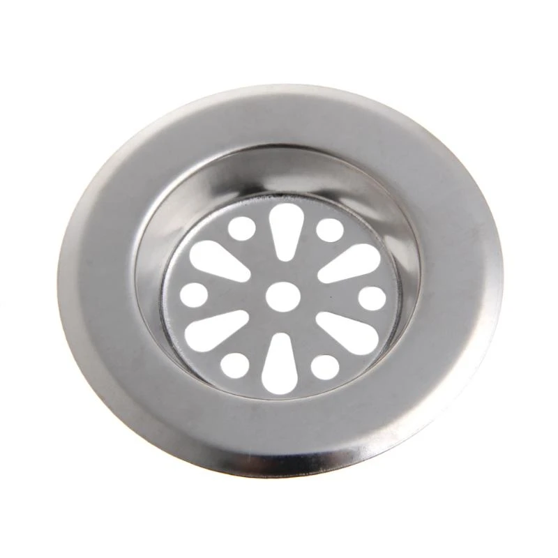 

57BE Stainless Steel Mesh Sink Strainer Kitchen Bath Hair Catcher Trap Drain Filter
