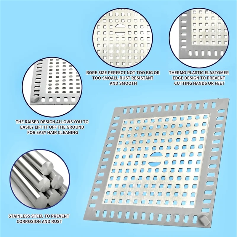 

A04G-Слив для душа, в комплект входит сливная крышка/фильтр, плюс фильтр для ванной/кухонной раковины из 2 предметов
