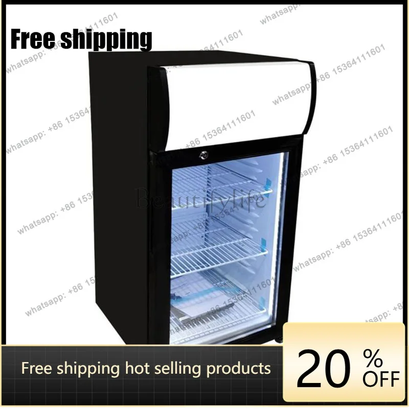 42L Beverage Refrigerator Display Cabinet 0 to 10 Degree Small Bar Refrigerator