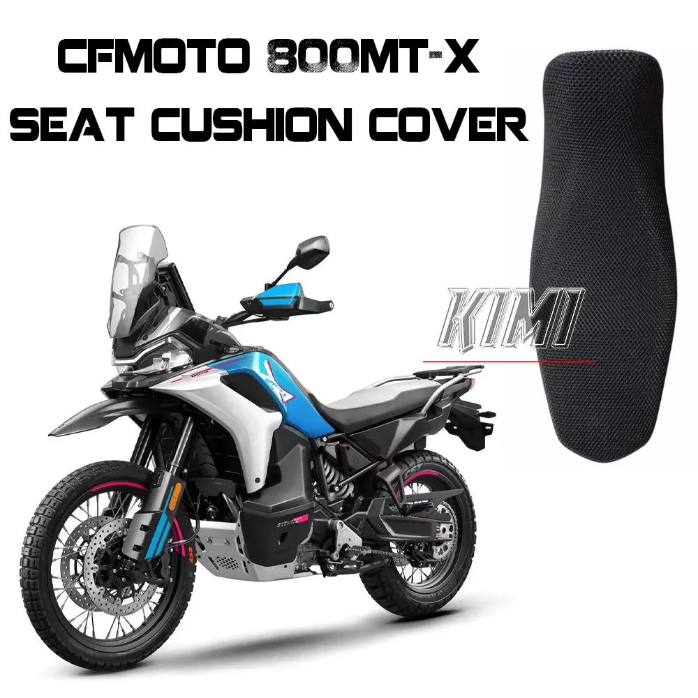 New 800MT X Seat Protect Cushion Seat Cover For CFMOTO 800MTX Nylon Fabric Saddle Cooling Honeycomb Mat Seat Anti-Slip Cushion