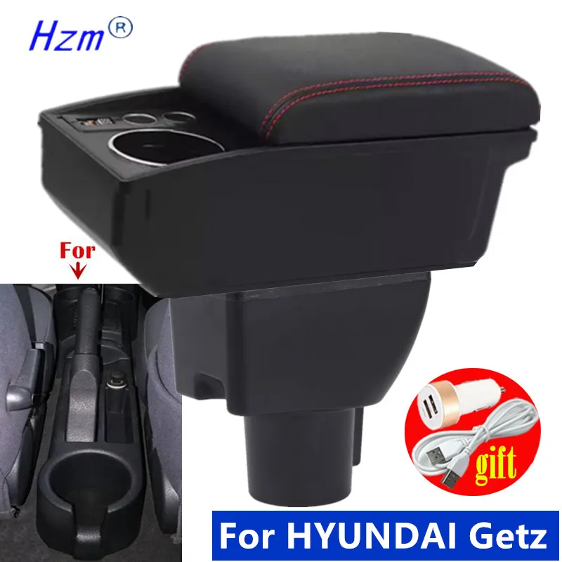 Für Hyundai Getz Armlehne box Für Hyundai Getz Auto armlehne box Zentrale lagerung Box Innen gewidmet Retrofit Auto Zubehör