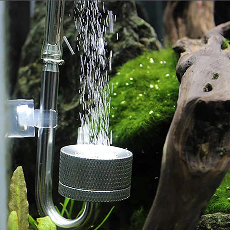 Aquarium CO2 Atomizer Fish Tank Control Water Atomizer Reactor For Solenoid Regulator CO2 System Diffuser Aquarium Accessories