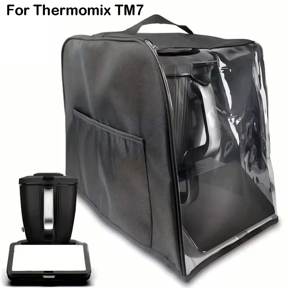 Faltbare Küchen-Staubschutzhülle, staubdicht, für den Küchengebrauch, faltbare Abdeckung, transparent, langlebig, staubdicht, für Thermomix TM7