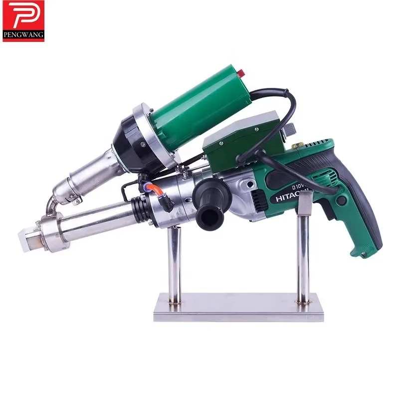New 220V HDPE Geomembrane Hot Air Welding Hand Extruder With 3mm/5mm Welding Rod