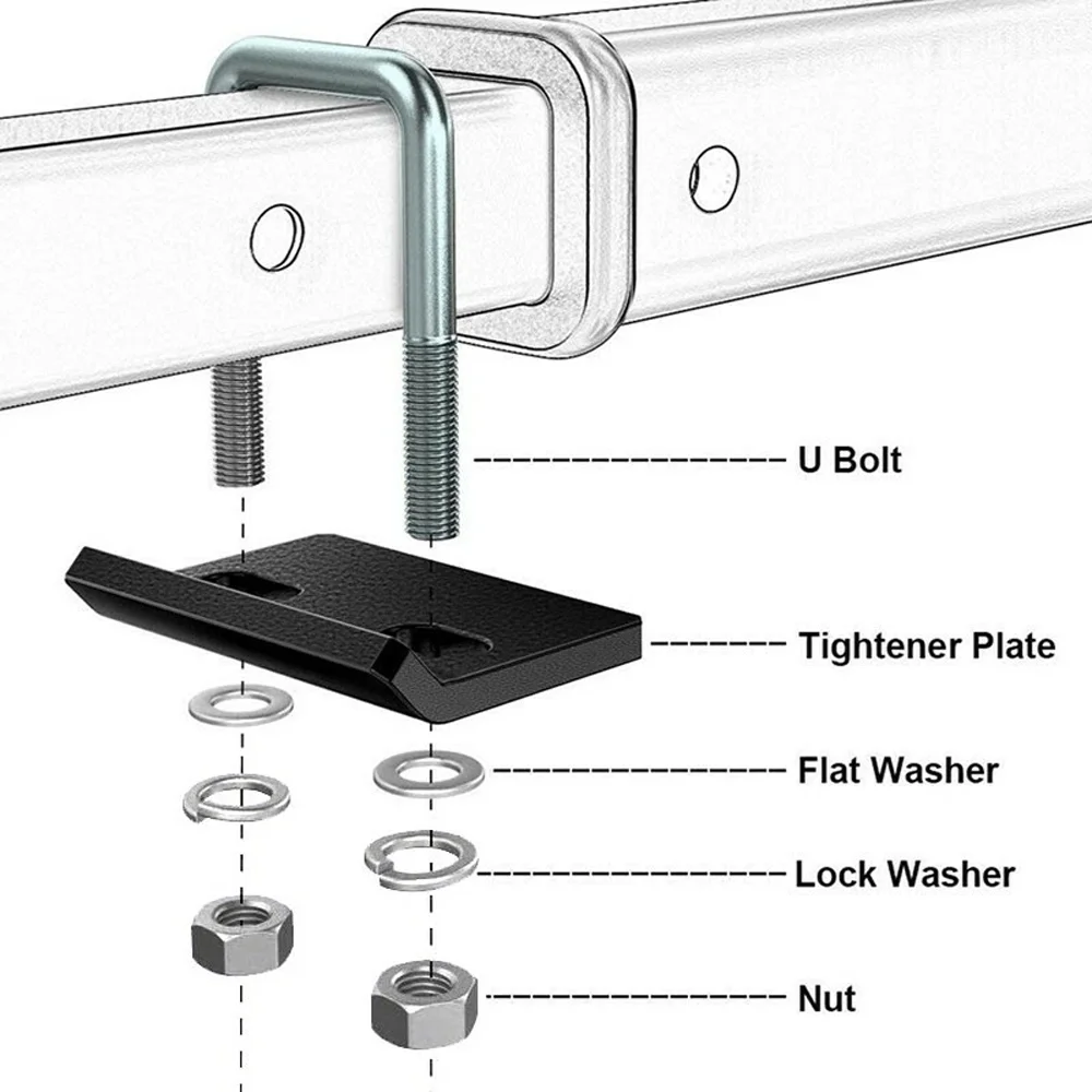 ตัวล็อคพ่วงรถขนาด 2 นิ้ว แบบ H - U Lock Heavy Duty บทวิจารณ์และราคา
