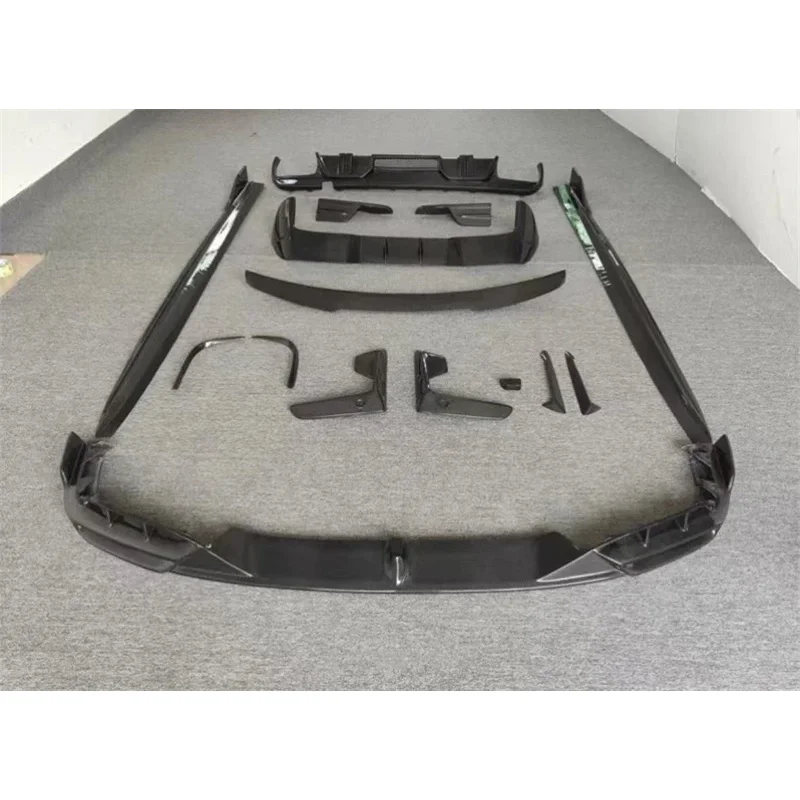 

For BMW F95 X5M ReaI Carbon Fiber Bumper Front Lip Rear Lip Side Skirts Tail Wing Wind Knife Spoiler Kit