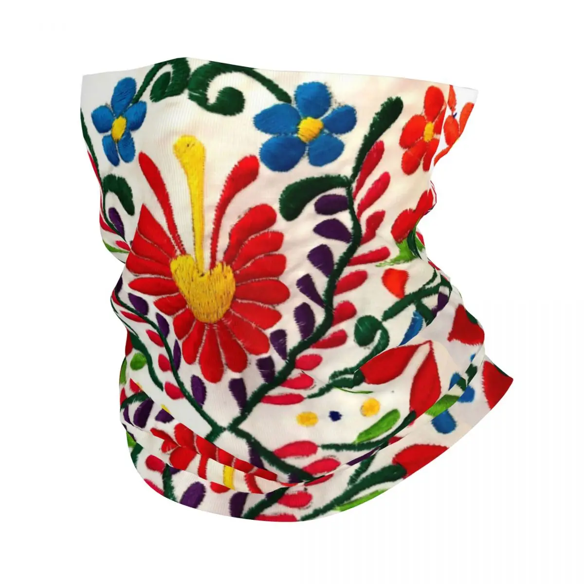 Mexikanische Blumen Bandana Hals Abdeckung Gedruckt Sturmhauben Maske Schal Warme Headwear Laufschuhe Unisex Erwachsene Winter