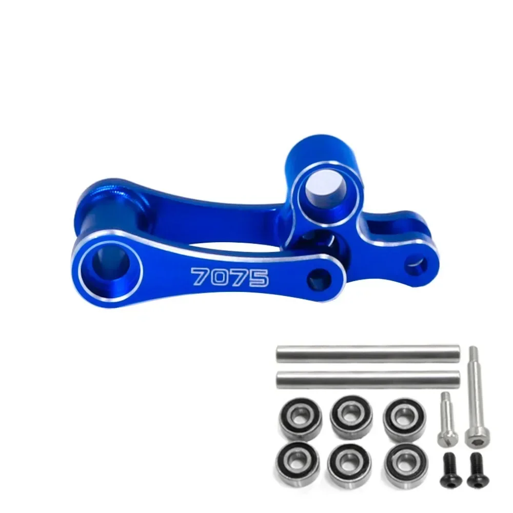 Braço de direção de freio de metal para carro rc, montagem servo para losi 1/4 promoto-mx, peças de atualização de motocicleta, acessórios