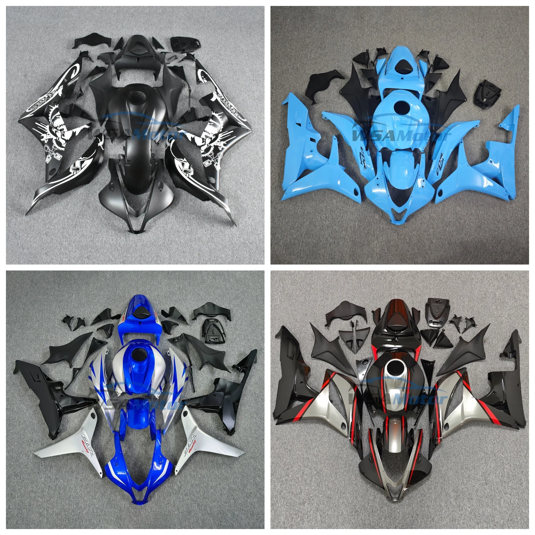 

ABS Plastic painted Components Bodywork Fairing Injection Molding Cowl Body Parts For Honda CBR600RR CBR 600 RR F5 2007 2008