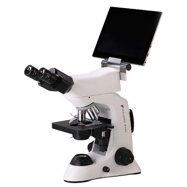 

High Resolution Digital Binocular Water Objective Optics Four-way Converter Biological Microscope