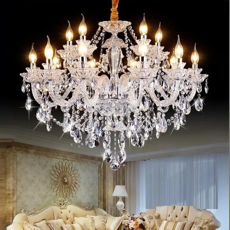 

Luxury New K9 Modern Crystal Lustres De Cristal Lamps Chandeliers AC110V/220V Home Decoration Lighting Fixture for Living Room