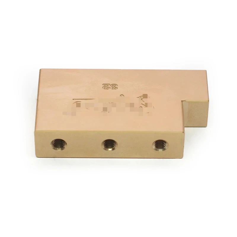 CNC بدقة تشكيله الترا الصلبة 32/37 مللي متر الدهون النحاس L شكل كتلة اهتزاز ل FR قفل جسر اهتزاز الغيتار الكهربائي