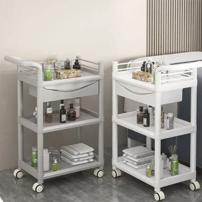 Carrito De Cocina con ruedas para almacenamiento, organizador De muebles para el hogar, multifunción, Mini carrito De empuje, taburetes plegables