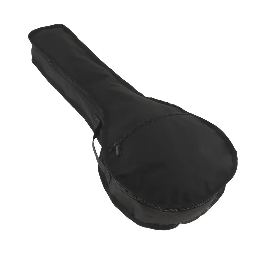 Soft Case Gig Bag with Pocket Accessory for A Style Mandolin Parts Black