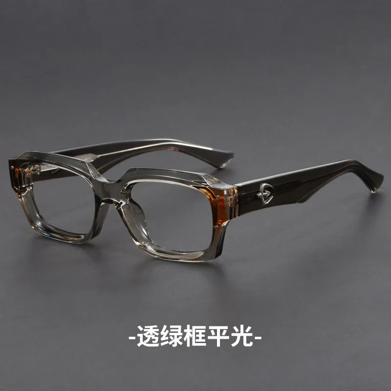 نظارات قراءة رجالية فاخرة عصرية مربعة سوداء عتيقة للنساء العدسات TR90 نظارات مكبرة Y2K عدسات طبية للنساء