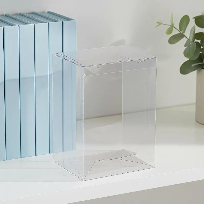 4 Inch Action Figure Protective Display Box 5 Pack Clear Lockable Dustproof Case for Vinyl Figure Collectors Home Display