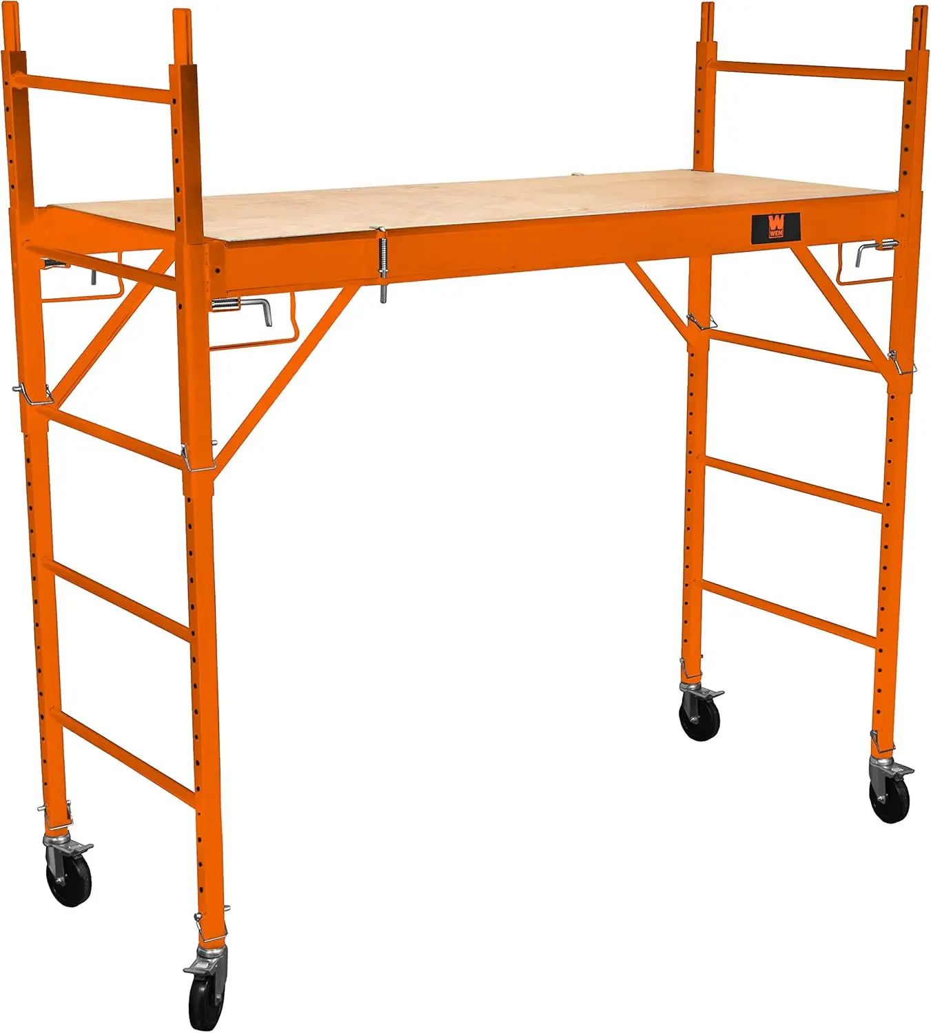 WEN 31110T Baker-Style 6.25 Ft. Multi-Purpose 1000-Pound-Capacity Rolling Steel Scaffolding | USA | NEW