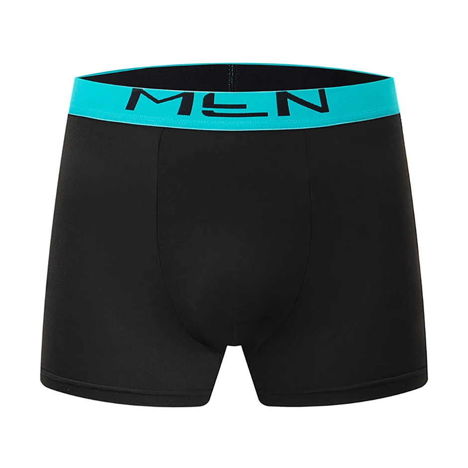 5/10-teiliges Set saisonale modische Herrenunterwäsche, flache Eckhose, bequem, Übergröße, Farbe, Herren-Shorts mit elastischer Taille – Detail 16