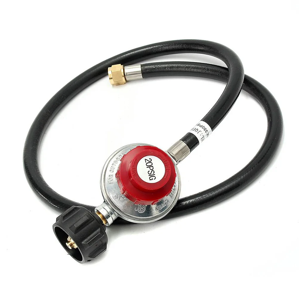 

0-20Psi Brass Propane Regulator Gas Pressure Valve For Bbq Camping Stove Patio Heater Caravan Cooker Propane Tank