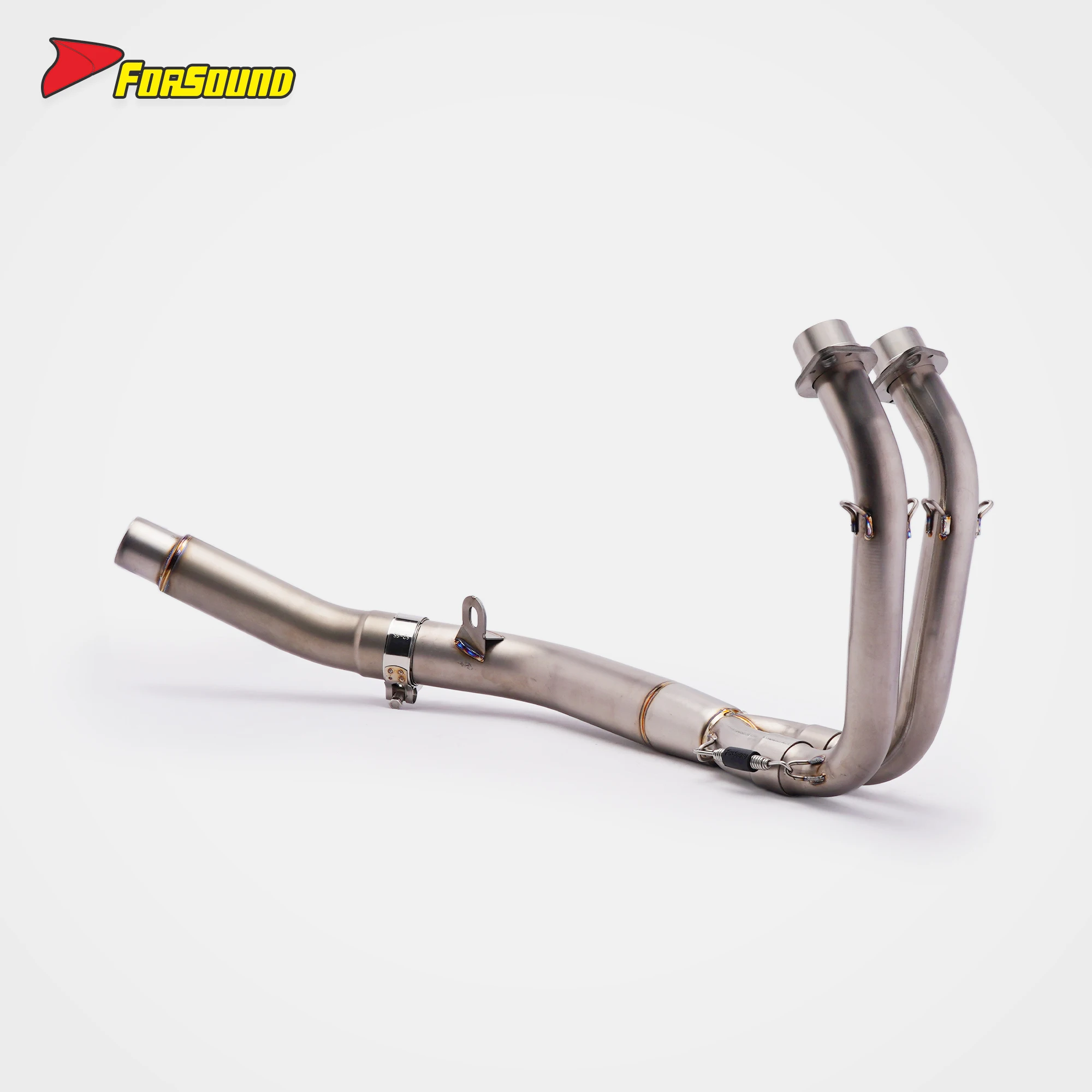 Ti Front Mid Exhaust Pipe For HONDA CBR250RR 2017-2026 Slip-On Street Sport Bike Aftermarket Performance Upgrade Exhaust Parts