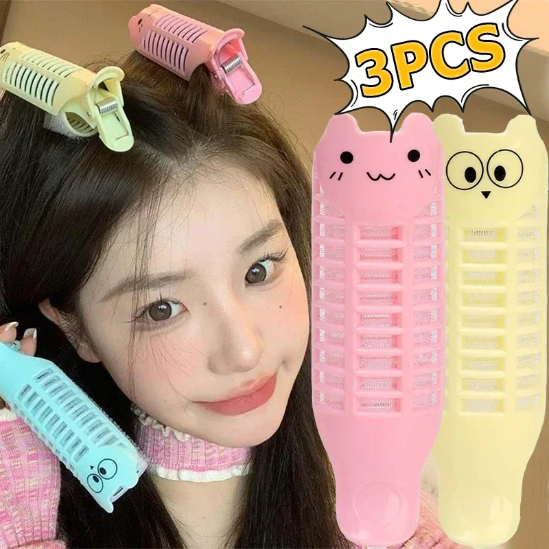 

Hair Root Fluffy Clips Air Bangs Curler Self-adhesive Curling Hair Lazy Curling Hair Rollers Hairpins DIY Korean Styling Tools