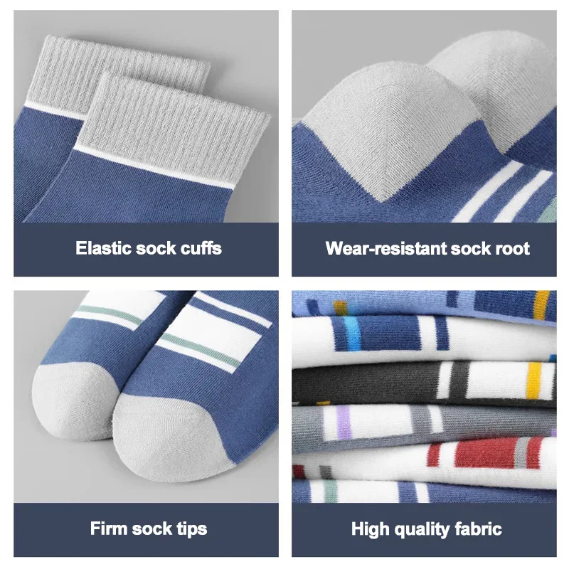 1Pairs Cotton Short Socks for Male High Quality Women's Low-Cut Crew Ankle Sports Mesh Breathable Summer Casual Soft Men Sock