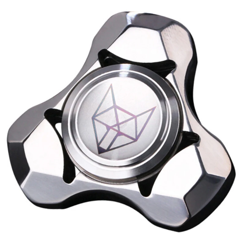 New Stainless Steel Fox Gyro Fidget Spinner R188 Silent Bearing Descompressão Mão Spinner Aliviar Stress Brinquedos Para Adulto Kid