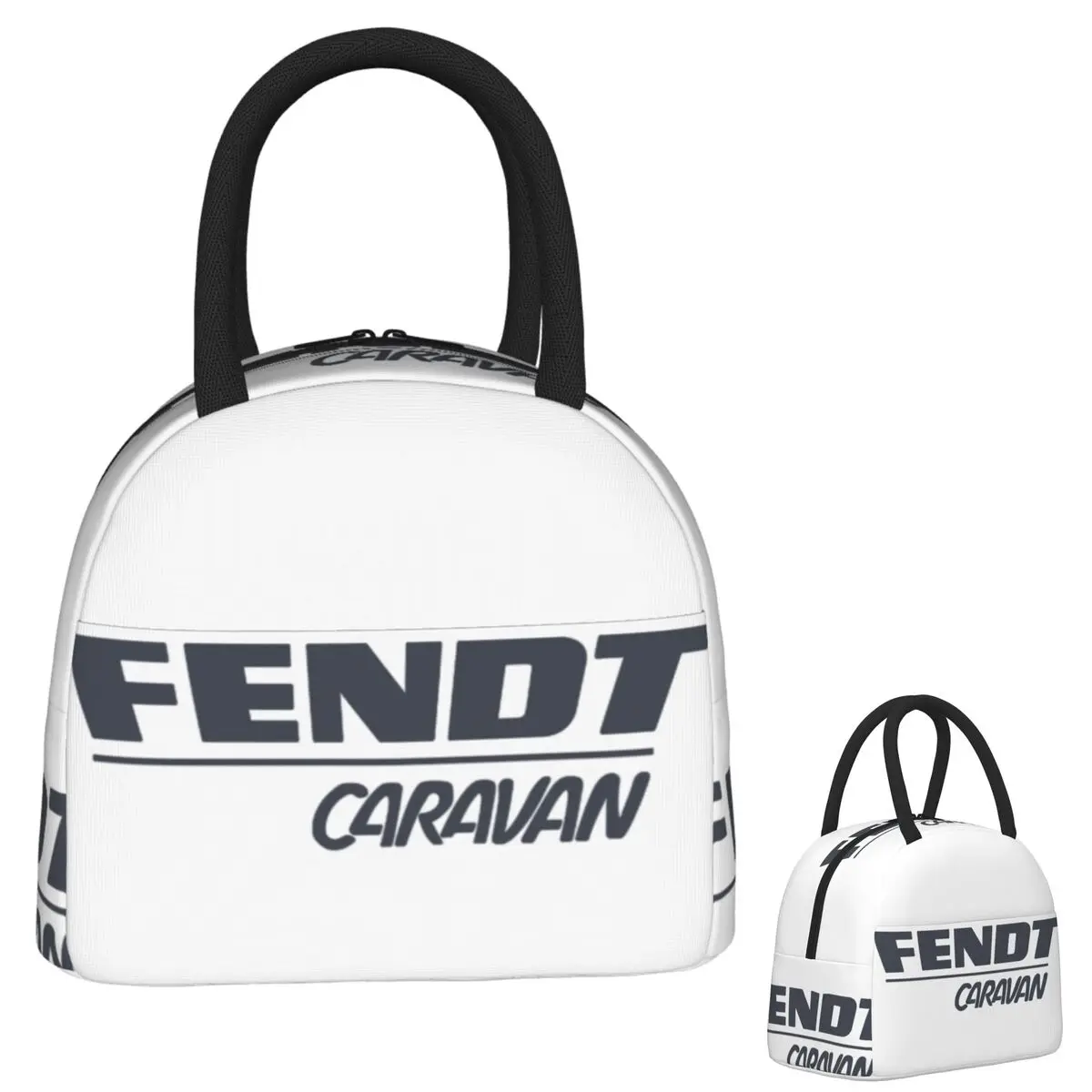 

Fendt Caravan Insulated Lunch Bag for Women Kids Leakproof Food Boxes Thermal Lunch Box Tote