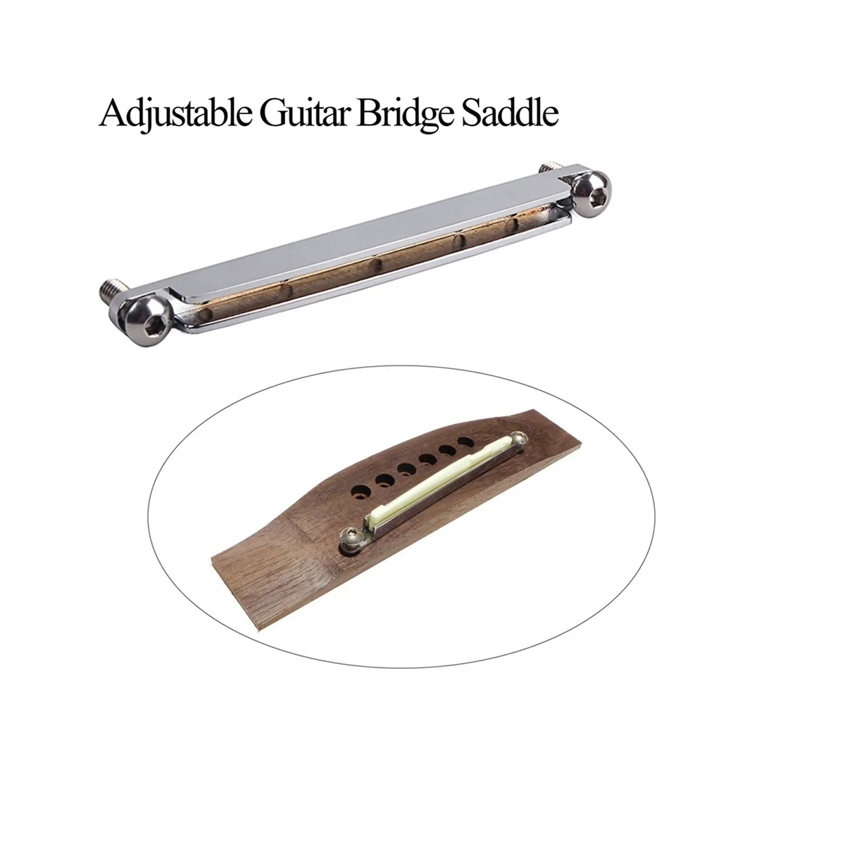 Folk Guitar Adjustment Tools Bridge Adjustment Musical Instrument Pads Heightening Tools Tuner Metal Tools