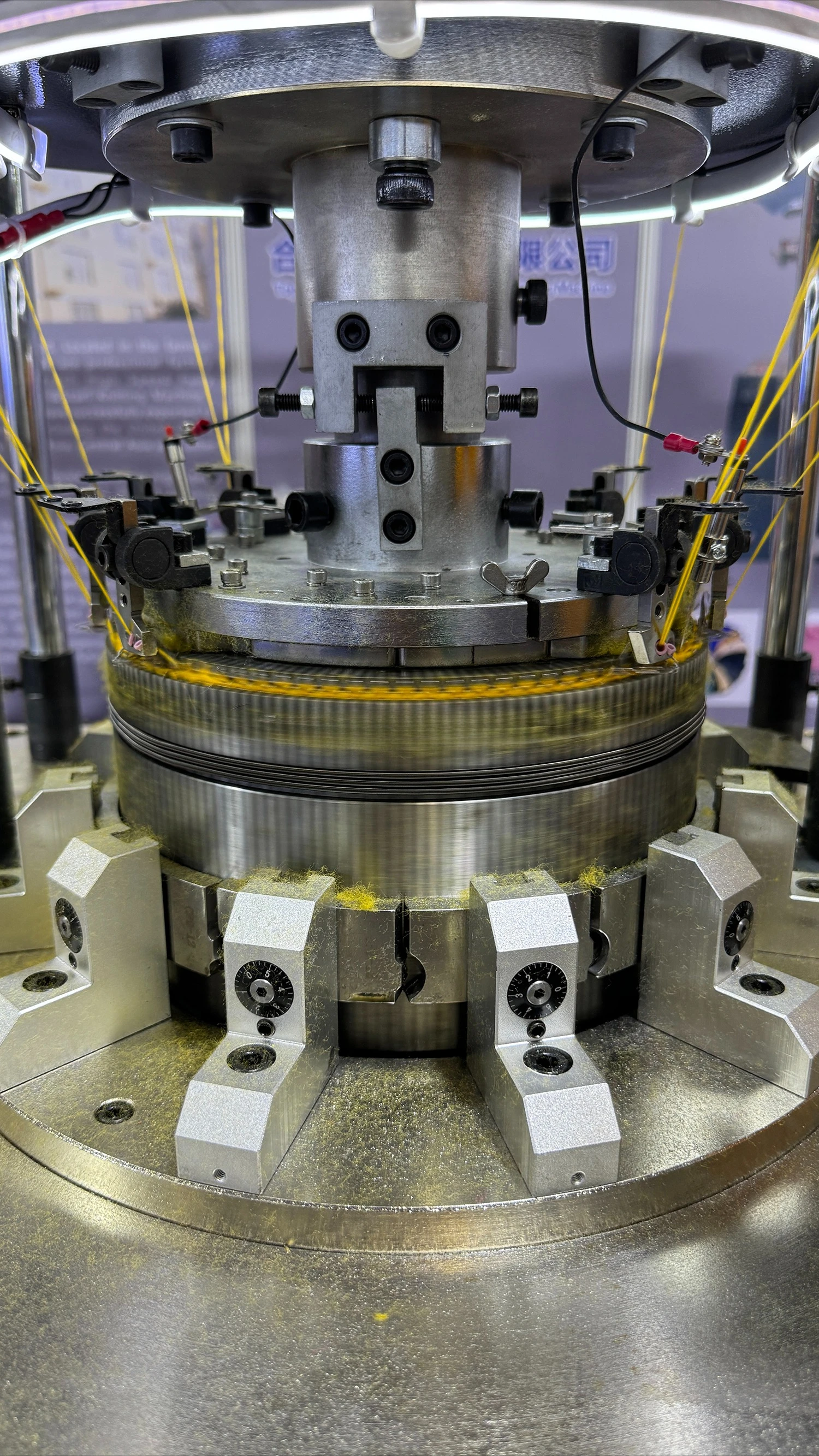 Knitting Ribbed Cap Double Warp Knitting Round Machine with Motor as Core Component