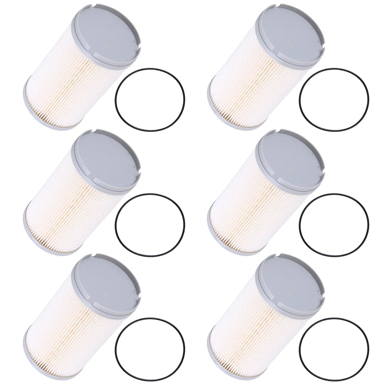 

6pcs Compatible For Paccar Peterbilt Kenworth FS20172 Fuel Filter Kit Replace K37-1029