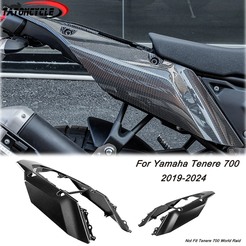 Rear Tail Fairing Panel For Yamaha Tenere 700 2019-2024 Bodyworks Protector Side Covers Motocycle Accessories Dirt Motobike Part