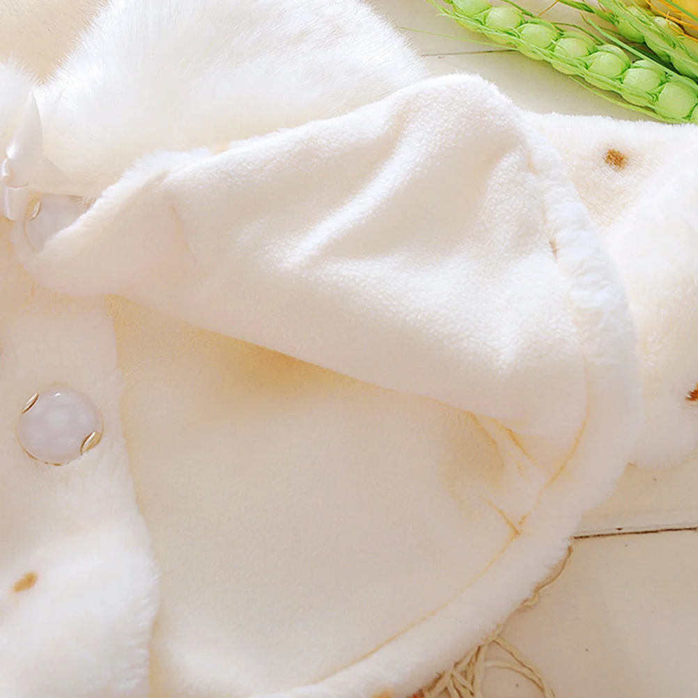 

Baby Warm Winter Coat Thicken Cotton Cape Outwear Collar Pom Pom Design 1-3 Years Toddler Winter Coat Outwear Clothing