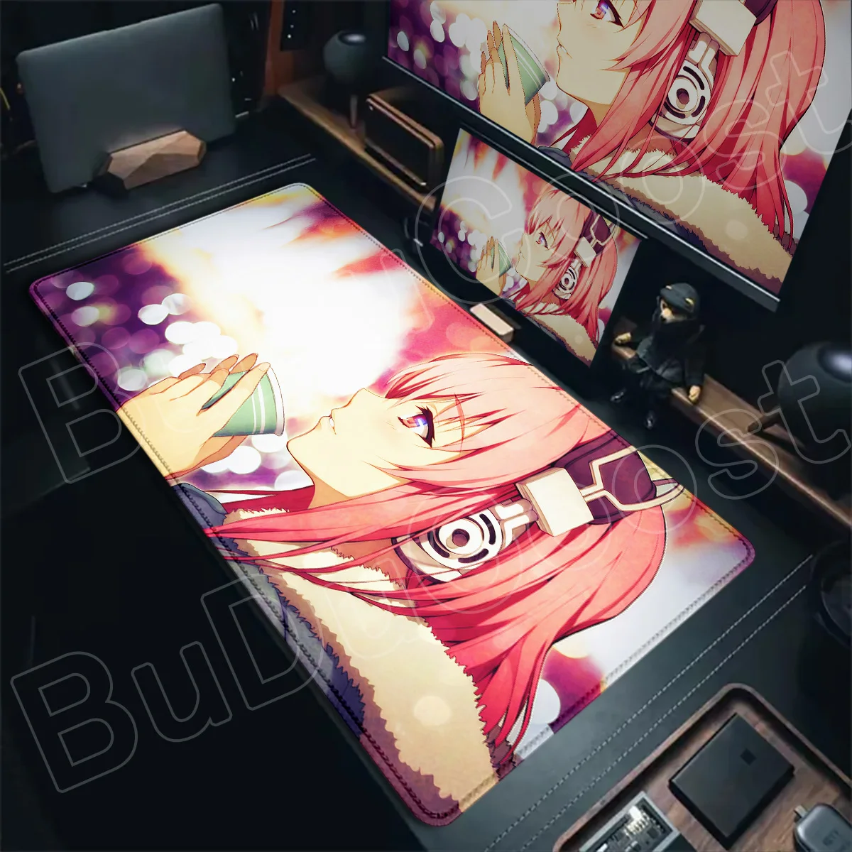 XXL Laptop Keyboard Mats Tabletop Carpet Kawaii Girl Super Sonico Large Non-slip E-sport Gaming Mouse Pads PC Rubber Accessories